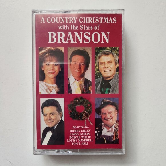 A Country Christmas With The Stars Of Branson Cassette Tape 1993 Regency Ally Ca - Picture 1 of 5